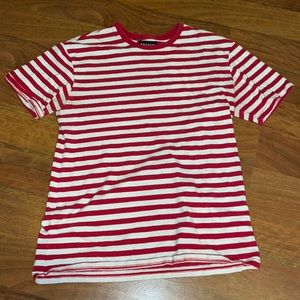 Striped red and white men’s shirt from Pacsun